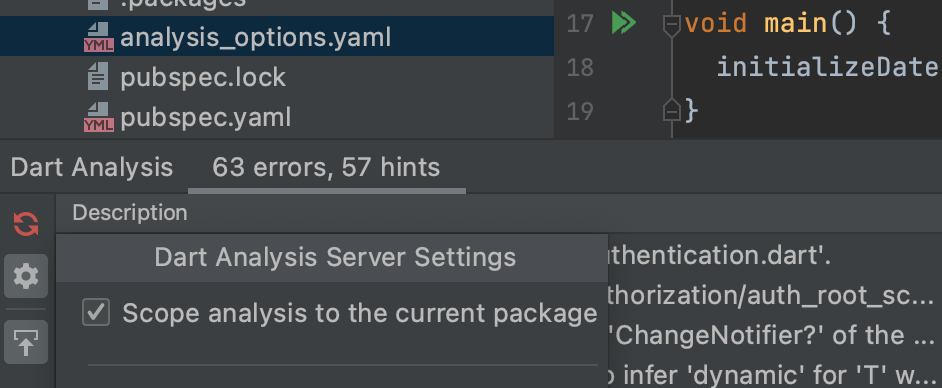 Android Studio：Dart 中的錯誤未顯示在螢屏上