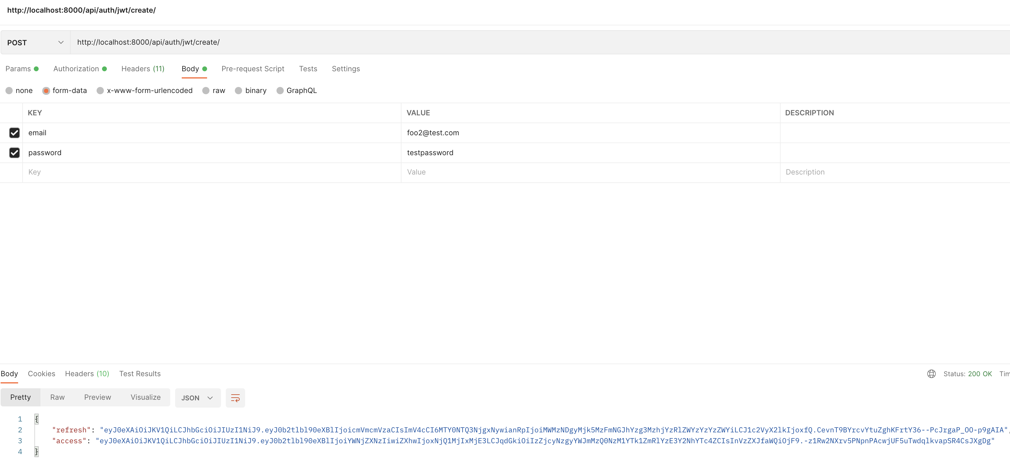 CORS 策略已阻止從源“http://localhost:63342”訪問“http://localhost:8000/api/auth/jwt/create/”處的 XMLHttpRequest：