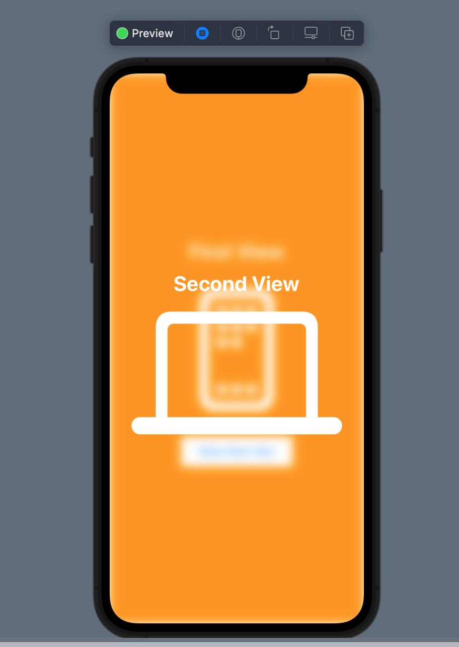 在 Swiftui 中背景模糊時回傳視圖