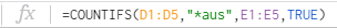 Google 表格 - 結合 COUNTBACKGROUNDCOLOR 和 COUNTIF 公式