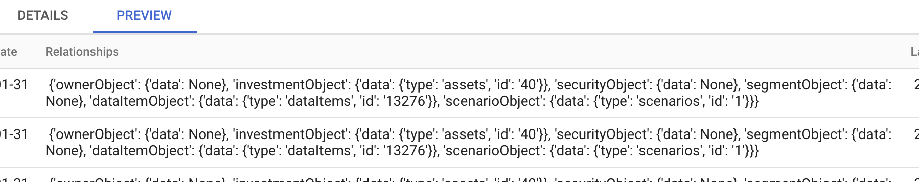 為什么 json_extract_scalar 回傳 null