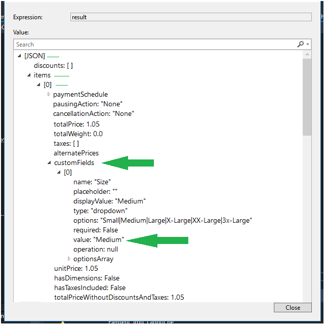 復雜的嵌套陣列試圖查找物件是否為空 c# asp.net