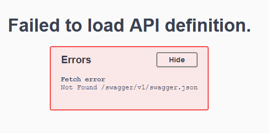 用于 JSON 和 UI 端點的 AspNetCore Swagger 回傳 404