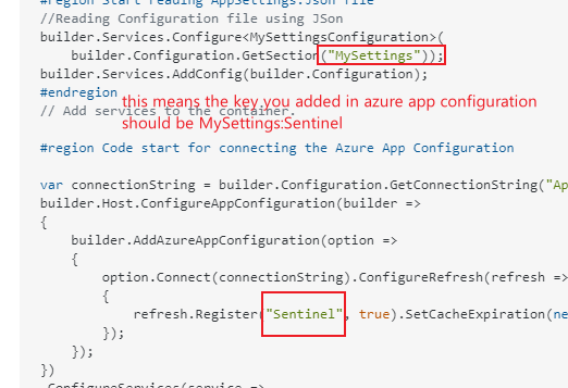 使用 .Net 6 在 .Net 核心 Web 應用程式中動態讀取 Azure 應用程式配置