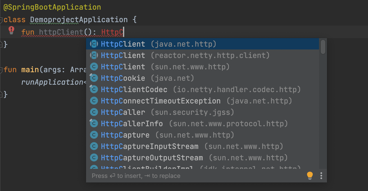 無法將 Ktor 客戶端添加到 Spring Boot Maven 專案