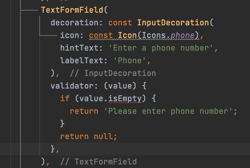 isempty 在 Flutter 的驗證器下顯示錯誤