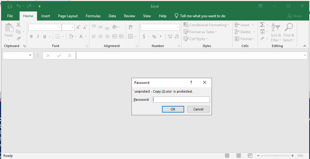 Powershell excel(xlsx)如何使用知道密碼取消保護excel作業表和excel作業簿
