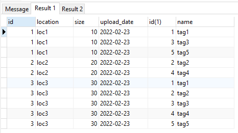 Sqlite 查詢從多對多關系中檢索資料