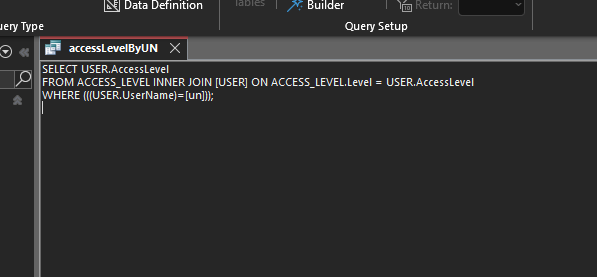 Excel VBA 使用 ADO 命令物件呼叫 Access 中的存盤查詢