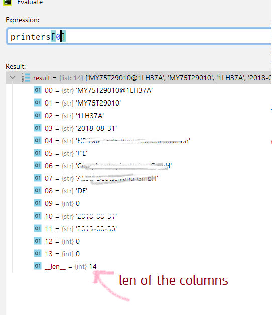 Python pandas DataFrame 列和傳遞的資料似乎大小不同，但沒有