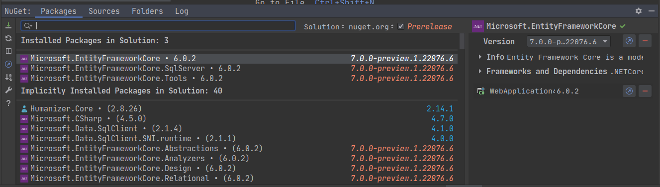 dbcontext scaffold --ouput-dir 在 Linux 中無法按預期作業