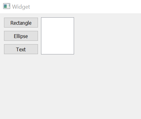 帶有布局、QPushButton 和 QGraphicsItem 的 Qt 應用程式