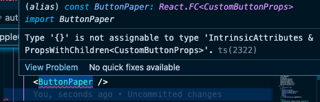 在 TypeScript 中擴展 react-native-paper Button 和 Text 組件