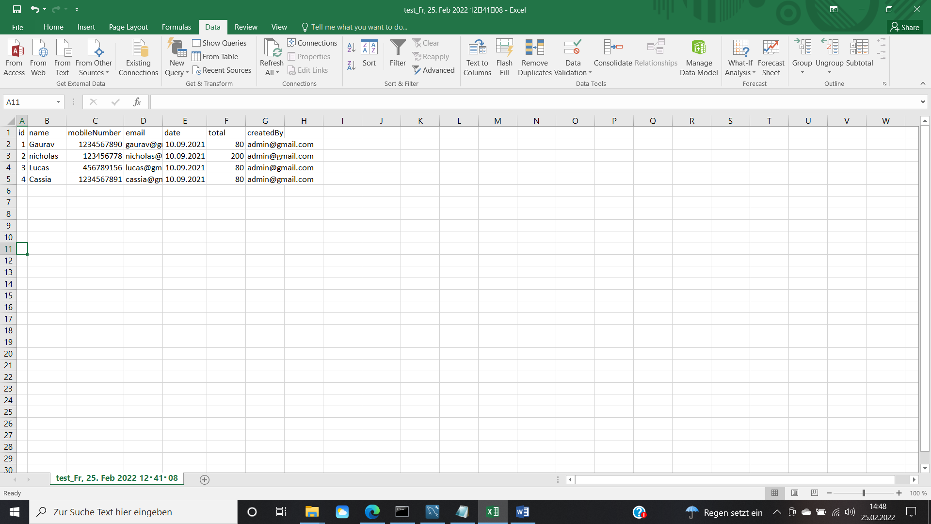如何使用 bash 腳本拆分 excel 檔案中的字串？
