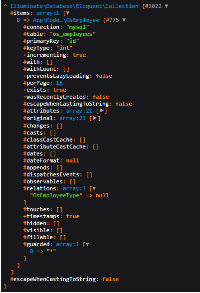 從 laravel/lumen 中的兩個雄辯的關系模型中獲取資料的正確方法是什么?