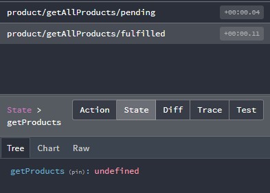 Redux devtools 顯示未定義狀態但完美呈現