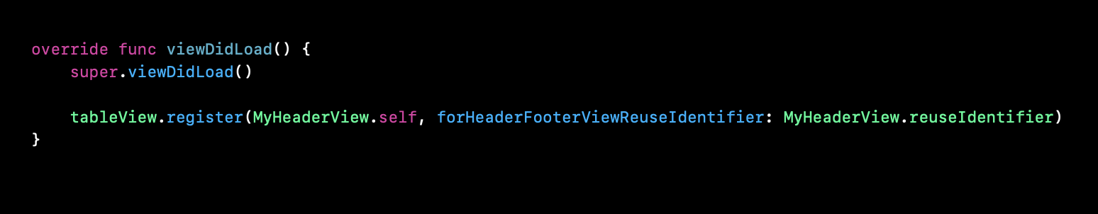 UITableViewHeaderFooterView 沒有一直向左對齊