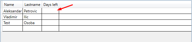 如何將剩余天數系結到 DataGrid 中？
