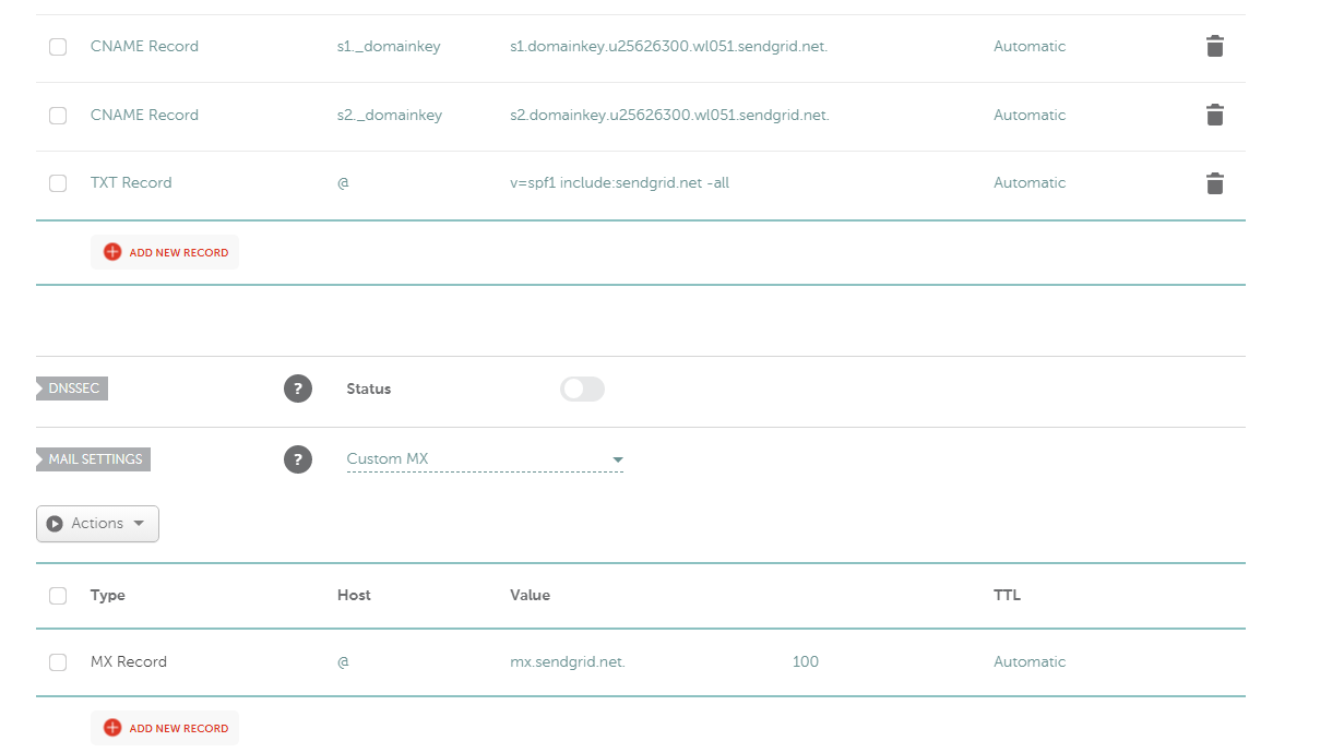 使用 Sendgrid 配置 POP3 - 無法接收電子郵件但可以發送它們