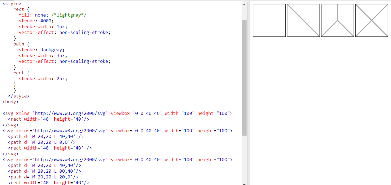 具有所需形狀填充的 svg 矩形或多邊形