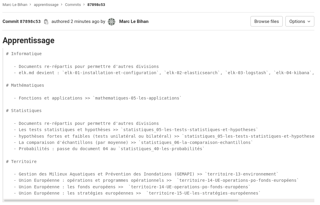 gitlab中沒有考慮到Git markdown？我的提交訊息顯示為純文本