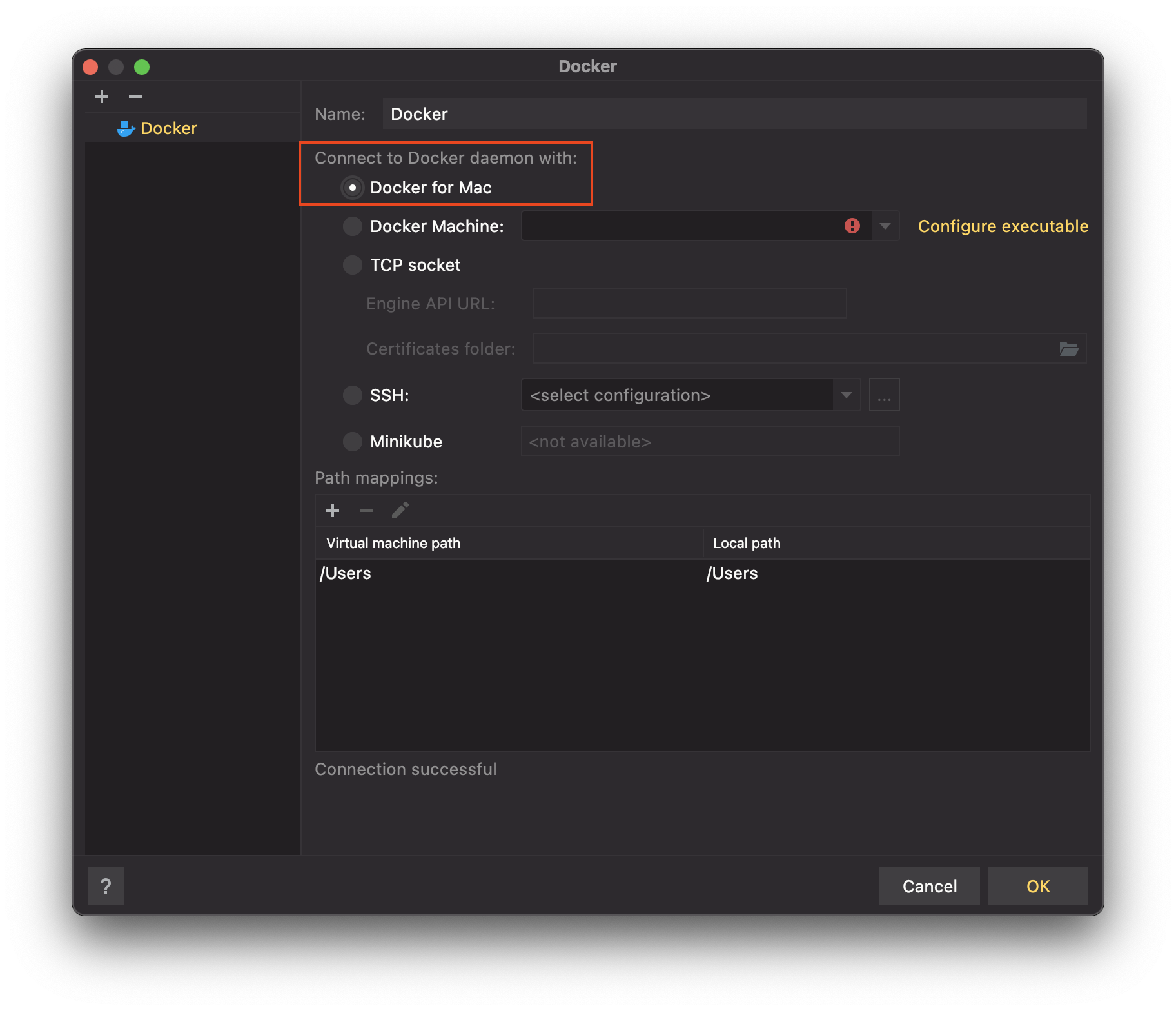 docker for mac 使用什么用戶名登錄 docker 鏡像?