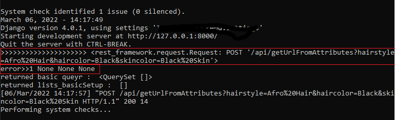 始終從 Django api 請求中獲取 None 作為結果