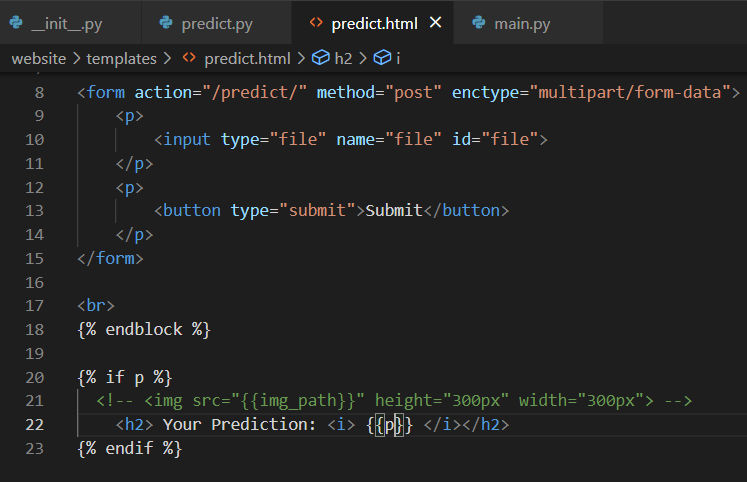 我不知道為什么在將變數發送到 HTML 時它顯示 UnboundLocalError。我嘗試了類似的 Stackoverflow 解決方案，但沒有解決