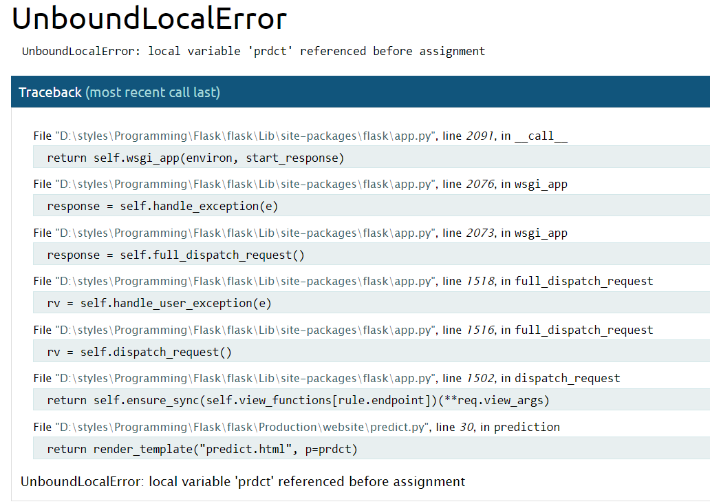 我不知道為什么在將變數發送到 HTML 時它顯示 UnboundLocalError。我嘗試了類似的 Stackoverflow 解決方案，但沒有解決