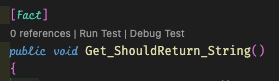 無法在 VSCode 中使用 CodeLens 運行或除錯 C# 測驗
