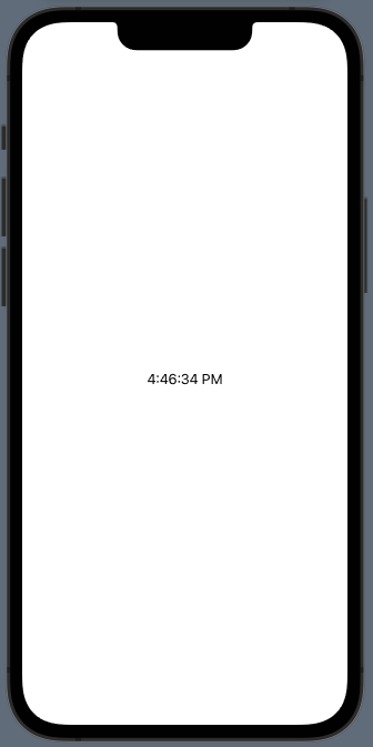 如何在 Swift 5 中使用 TimelineView 每秒重繪 一次文本?