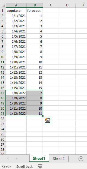 我們如何比較兩列并將Sheet2中的差異復制到Sheet1？