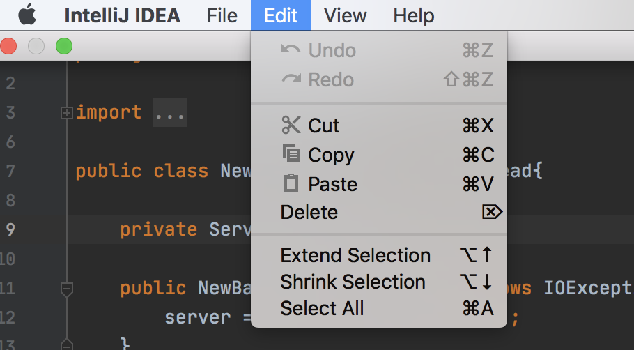 IntelliJ 中缺少工具列