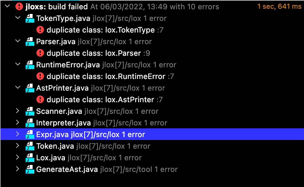防止 Java/IntelliJ 中的重復類錯誤