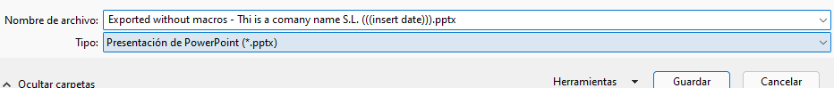 VBA FileDialog 將 powerpoint 保存為 .ppt 而不是 .pptx