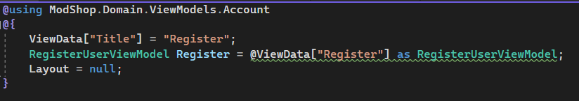在 ASP.NET Core MVC 的一個視圖中使用兩個視圖模型