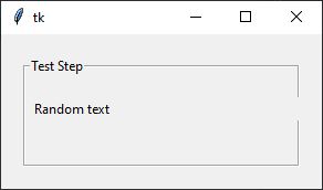 Tkinter - LabelFrame 的右邊框在添加標簽的位置被破壞