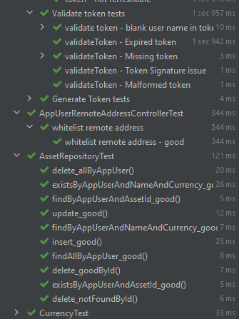 運行整個套件時 IntelliJ / Springboot 中的奇怪測驗用例失敗 - 自行成功