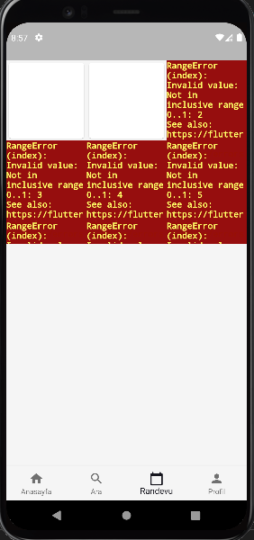 Flutter 如何使用 Firebase 出現 GridView 無效范圍錯誤