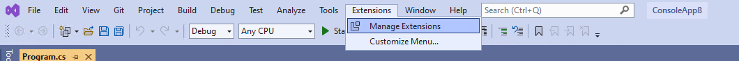 在 Visual Studio 2022 中添加“用戶界面”，包括許可協議