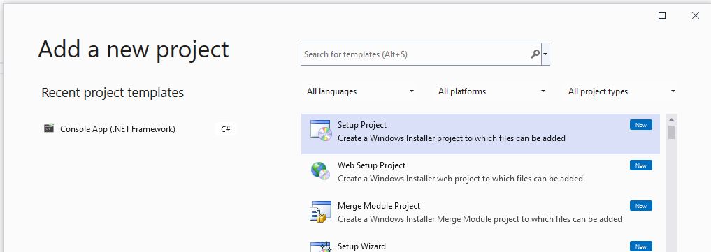 在 Visual Studio 2022 中添加“用戶界面”，包括許可協議