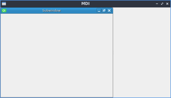 在 QSplitter 中最大化 QMdiSubWindow