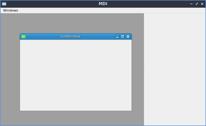 在 QSplitter 中最大化 QMdiSubWindow