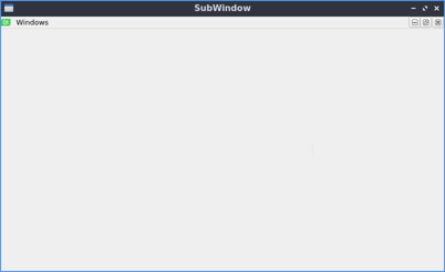 在 QSplitter 中最大化 QMdiSubWindow
