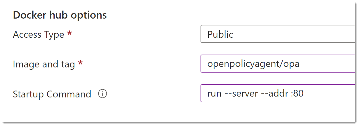 有人在 Azure 應用服務中安裝了 OPA(開放策略代理)Docker 容器嗎?