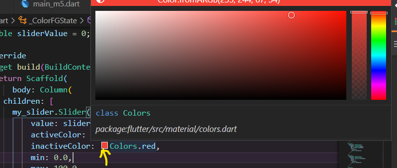 Flutter 未在 Visual Studio Code 中顯示調色板