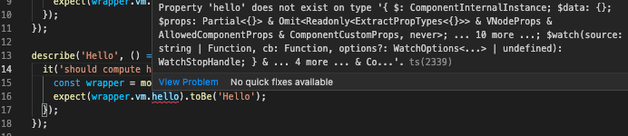 使用 TypeScript SFC 測驗 vue3 計算屬性