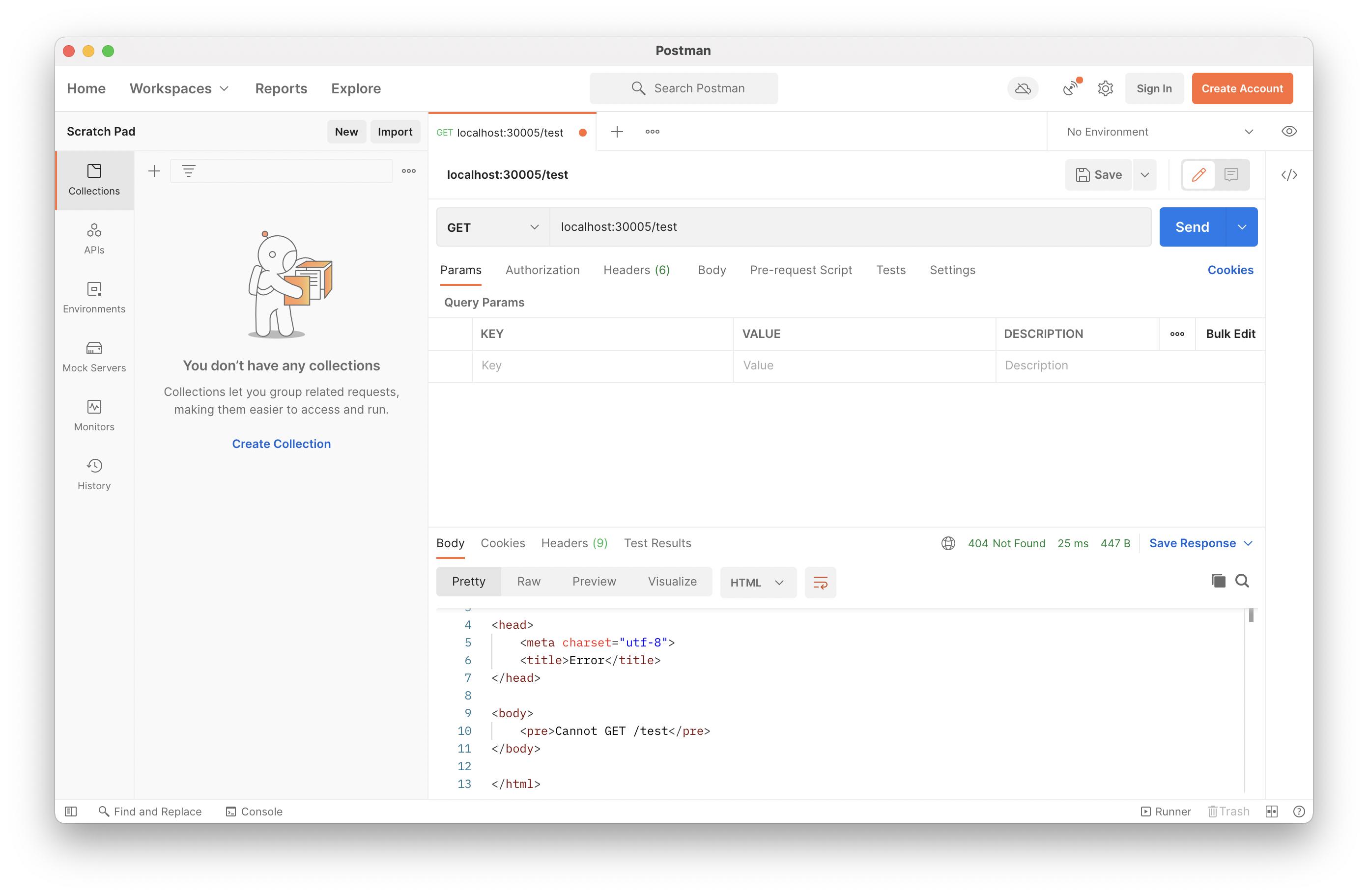 即使沒有設定身份驗證計劃，也無法使用 Postman 訪問 Sqlite db
