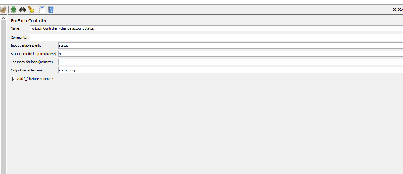 JMeter For-Each 控制器 - 似乎只運行前幾次迭代，然后停止