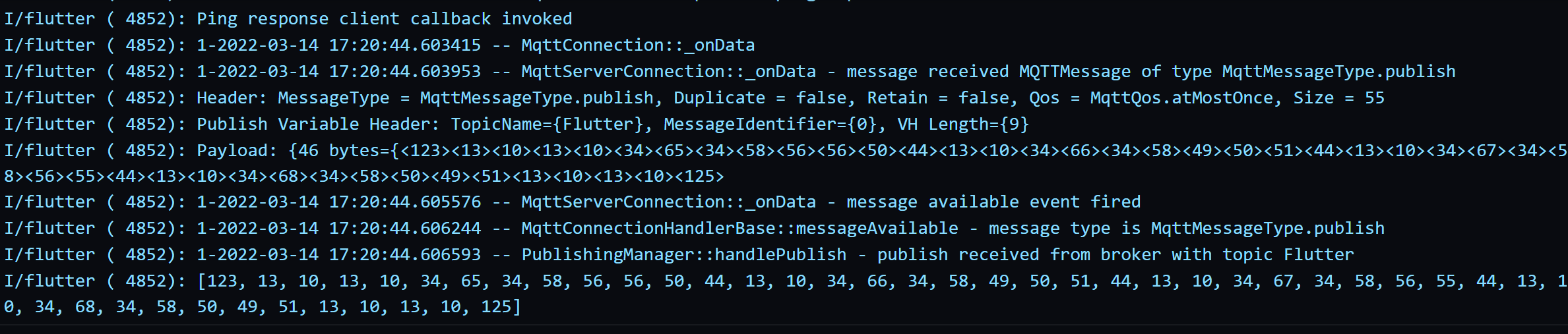 如何修復 Futter Mqtt 資料